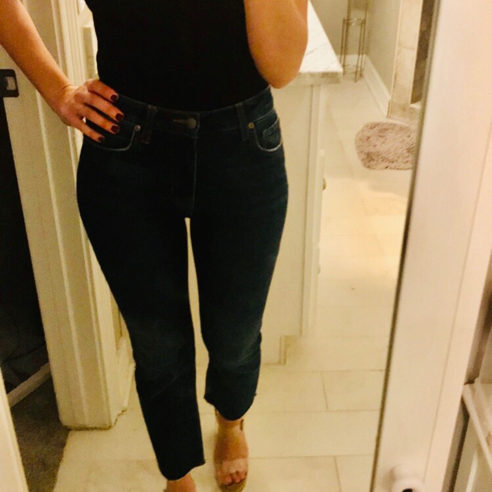 Heritage ankle flare jeans